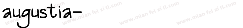 augustia字体转换