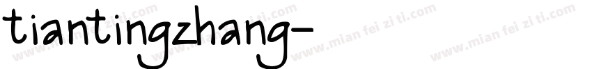 tiantingzhang字体转换