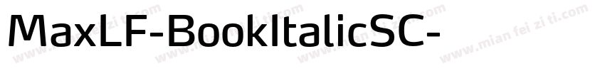 MaxLF-BookItalicSC字体转换
