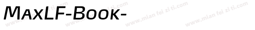MaxLF-Book字体转换