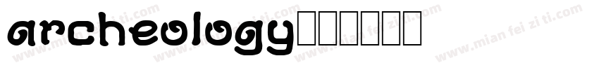 archeology字体转换