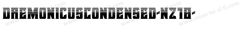 DaemonicusCondensed-nz10字体转换
