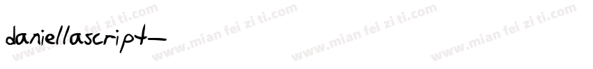 daniellascript字体转换