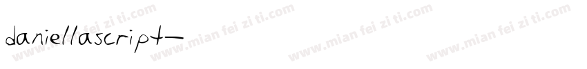 daniellascript字体转换