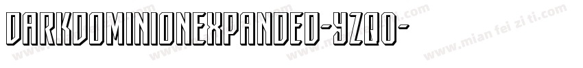 DarkDominionExpanded-YZqO字体转换