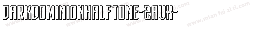 DarkDominionHalftone-2avX字体转换