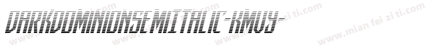 DarkDominionSemiItalic-KmVy字体转换