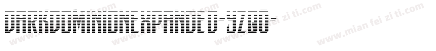 DarkDominionExpanded-YZqO字体转换