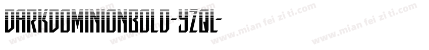 DarkDominionBold-YZqL字体转换