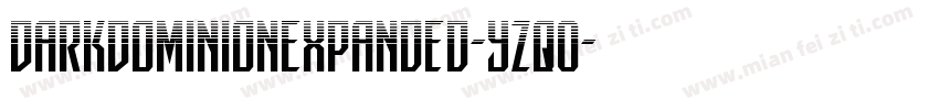 DarkDominionExpanded-YZqO字体转换