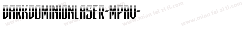 DarkDominionLaser-MPAv字体转换