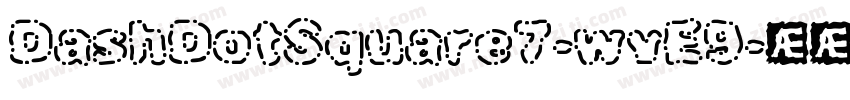 DashDotSquare7-wvE9字体转换