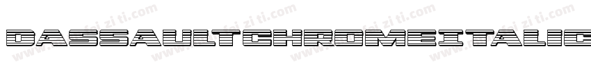 DassaultChromeItalic-rBR7字体转换