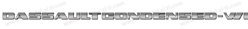DassaultCondensed-W61A字体转换