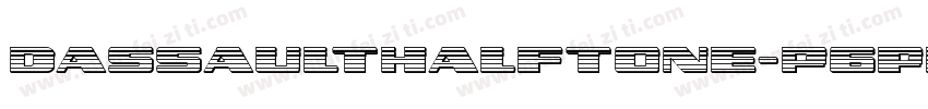 DassaultHalftone-P6pr字体转换