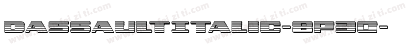 DassaultItalic-8P30字体转换