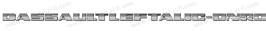 DassaultLeftalic-onr0字体转换
