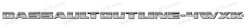 DassaultOutline-4wXK字体转换