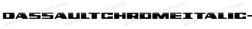 DassaultChromeItalic-rBR7字体转换