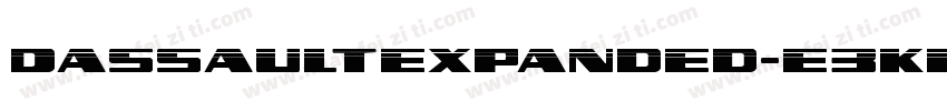 DassaultExpanded-E3Ke字体转换
