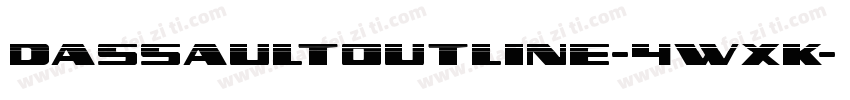 DassaultOutline-4wXK字体转换