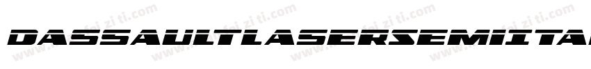 DassaultLaserSemiItalic-g6qR字体转换