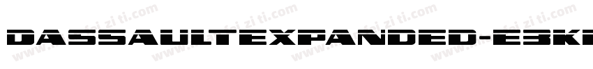 DassaultExpanded-E3Ke字体转换