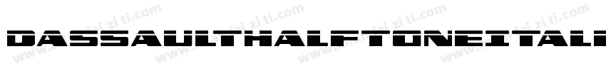 DassaultHalftoneItalic-L6eZ字体转换