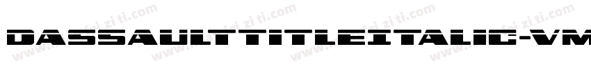 DassaultTitleItalic-vM4A字体转换