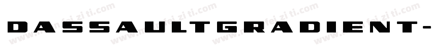 DassaultGradient-m6RP字体转换