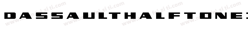 DassaultHalftoneItalic-L6eZ字体转换