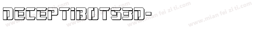 Deceptibots3D字体转换