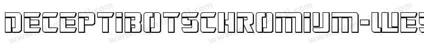 DeceptibotsChromium-WE5V字体转换