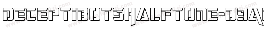 DeceptibotsHalftone-D9AE字体转换