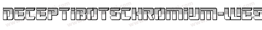 DeceptibotsChromium-WE5V字体转换