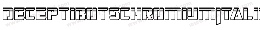 DeceptibotsChromiumItalic-azJa字体转换