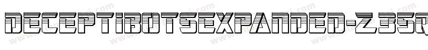 DeceptibotsExpanded-Z35q字体转换