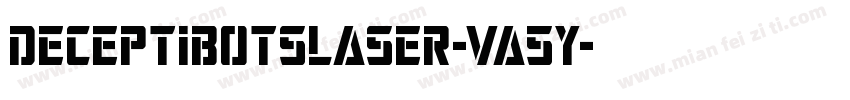 DeceptibotsLaser-Va5y字体转换