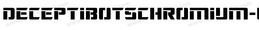 DeceptibotsChromium-WE5V字体转换