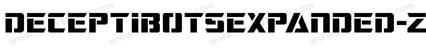 DeceptibotsExpanded-Z35q字体转换