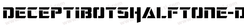 DeceptibotsHalftone-D9AE字体转换