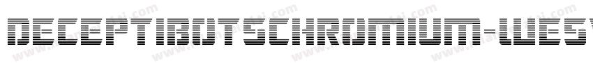 DeceptibotsChromium-WE5V字体转换