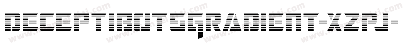 DeceptibotsGradient-xzpj字体转换