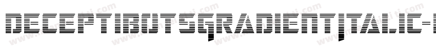 DeceptibotsGradientItalic-pz5y字体转换