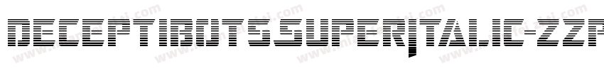 DeceptibotsSuperItalic-zzp1字体转换
