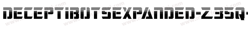 DeceptibotsExpanded-Z35q字体转换