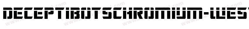 DeceptibotsChromium-WE5V字体转换