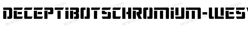 DeceptibotsChromium-WE5V字体转换