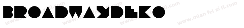 BroadwayDeko字体转换