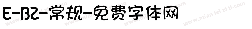 E-BZ-常规字体转换